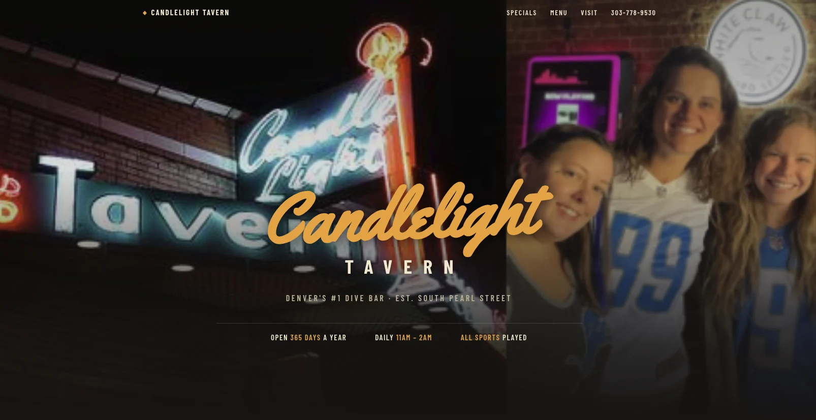 Candlelight Tavern redesign